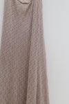 SWAYING/KNIT seamless halter neck long skirt SW24SS2L17 almond color PS68